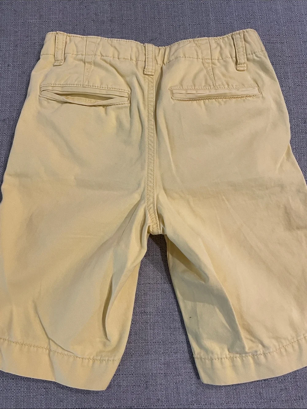 GAP Boys Pale Yellow Chino Shorts